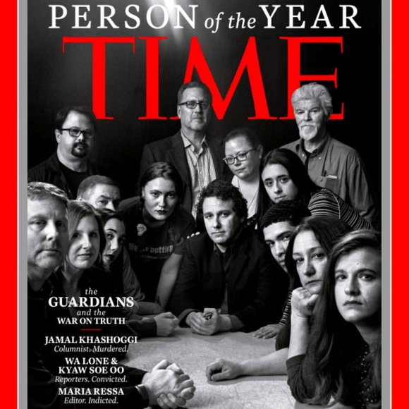 TIME Magazine Person of the Year Dec 24/Dec 31, 2018 Guardians of the Truth - Picture 1 of 1